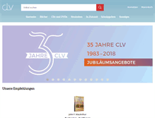 Tablet Screenshot of clv.de